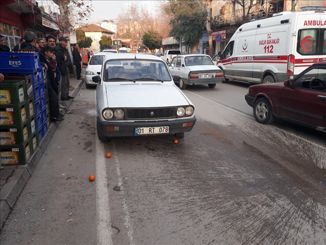 Kozan´da Suriyeli gence otomobil çarptı