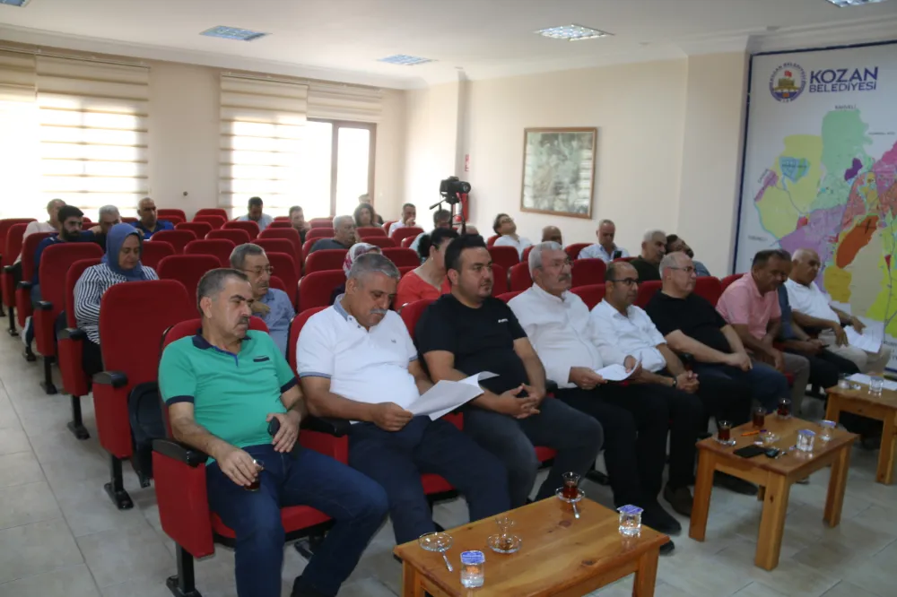 Kozan Belediye Meclisi Eylül Ayı Olağan Toplantısı Gerçekleşti