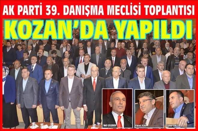 AK PARTİ 39. DANIŞMA MECLİS TOPLANTISI YAPILDI