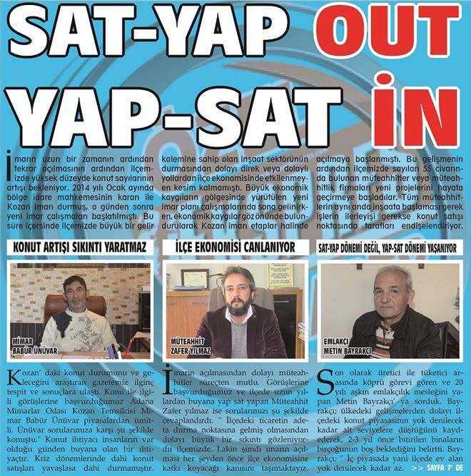 SAT-YAP OUT YAP-SAT İN