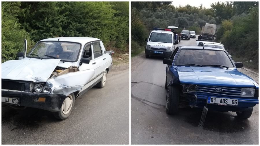 Kozan’da trafik kazası, 1 yaralı