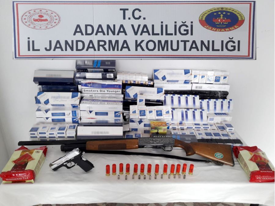 Kozan’da 792 paket kaçak sigara ele geçirildi