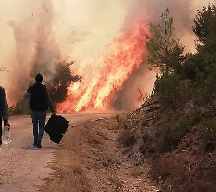 Boztahta’daki orman yangını kontrol altına alındı
