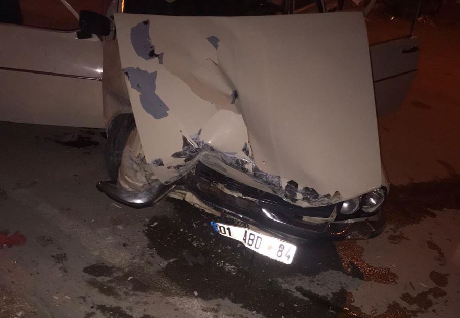 Kozan’da trafik kazası, 2 yaralı