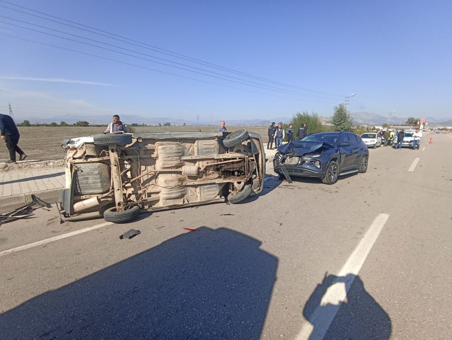 Adana yolunda kaza, 1 yaralı