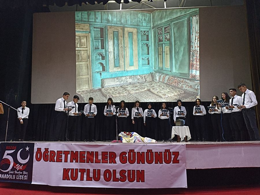 Kozan’da Öğretmenler Günü kutlandı