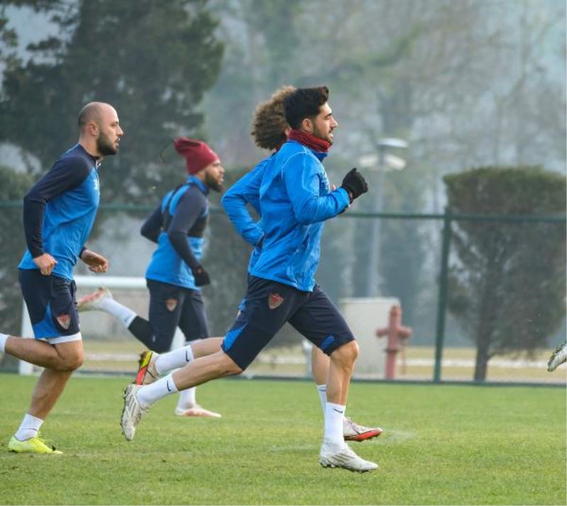 Hatayspor’da Ümraniyespor maçı hazırlıkları sürdürdü