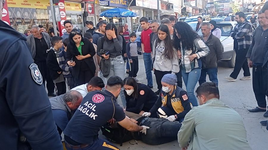 Kozan'da trafik kazası,1 yaralı