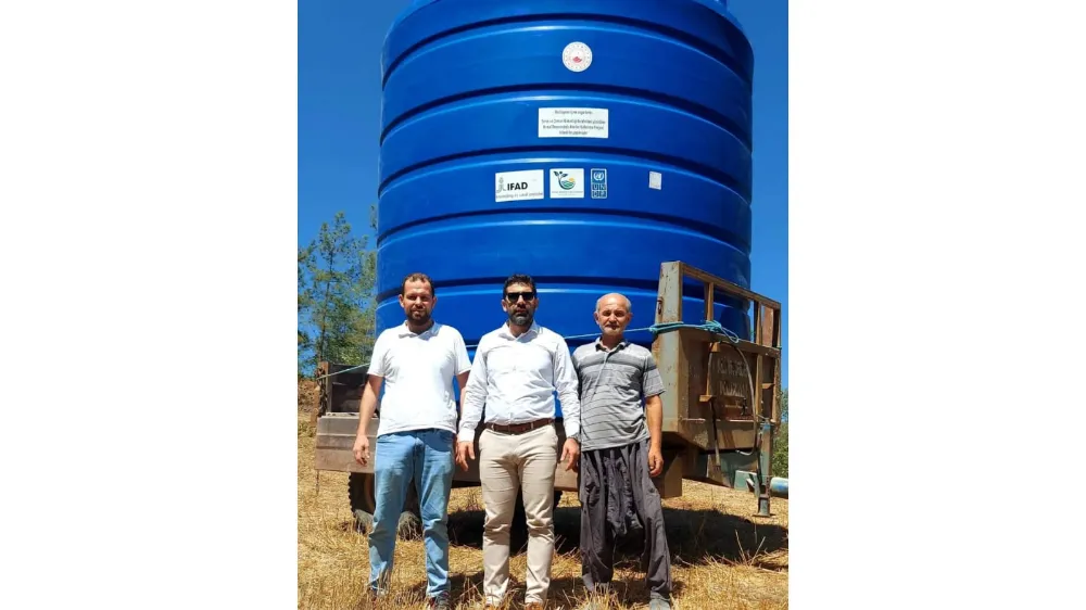Kırsal Dezavantajlı Alanlarda Hayvan İçme Suyu Tankları Dağıtıldı