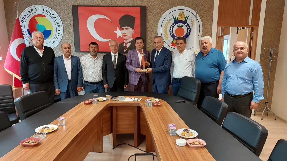 ADANA TİCARET ODASI HEYETİ KOZAN TİCARET BORSASI