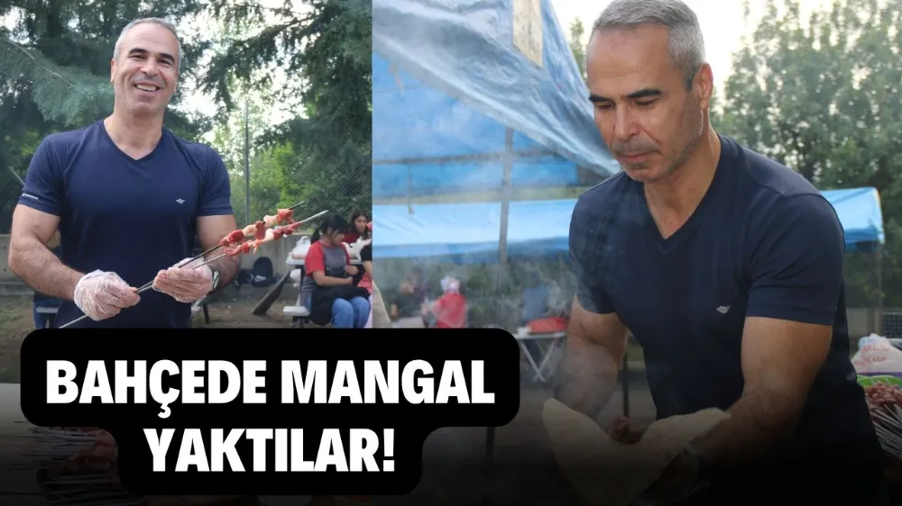 BAHÇEDE MANGAL YAKTILAR!