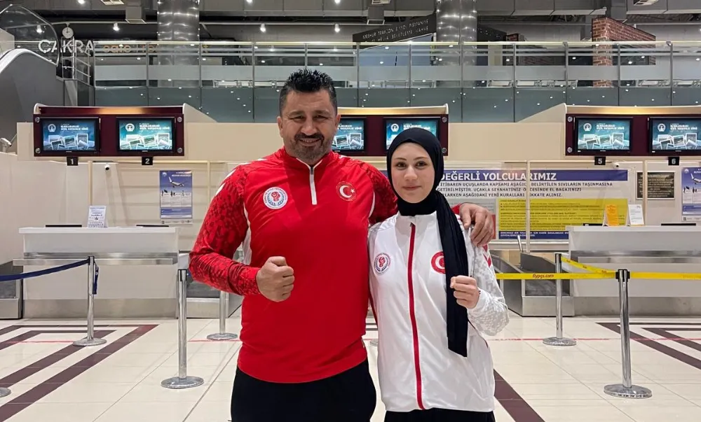 KOZANLI MİLLİ BOKSÖR AZRANUR ÇETİN, AVRUPA ŞAMPİYONASI İÇİN BERLİN’DE