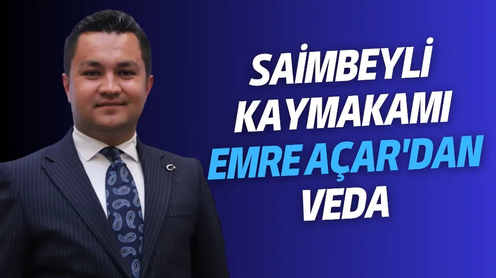 Saimbeyli Kaymakamı Emre Açar