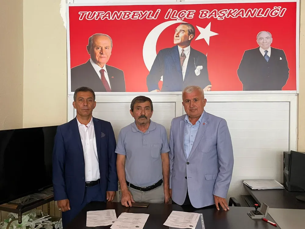TUFANBEYLİ’DE ÜLKÜCÜ BAYRAK AYTEKİN ALCI’YA EMANET!