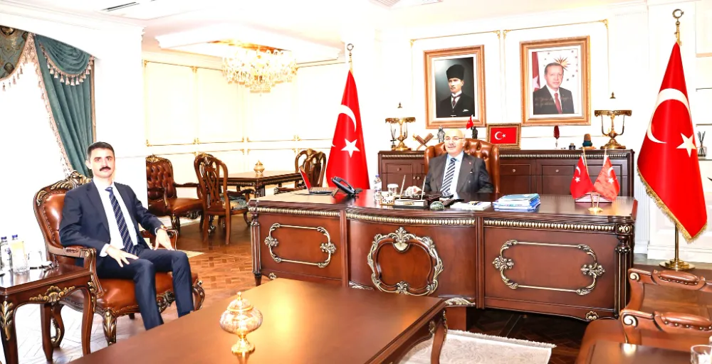 VALİ KÖŞGER, KOZAN CUMHURİYET BAŞSAVCISI AKBAŞ’I KABUL ETTİ
