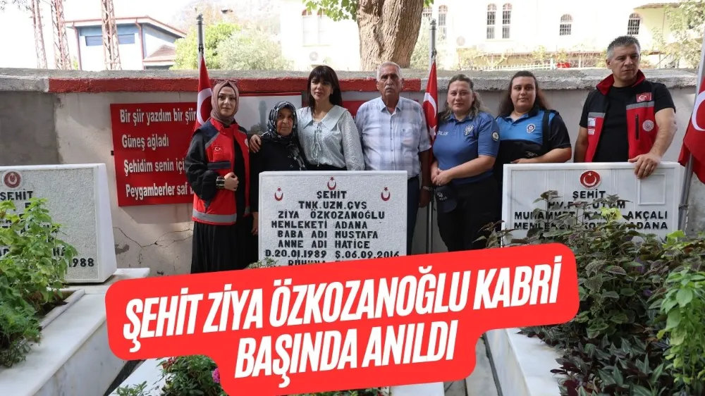 Şehit Ziya Özkozanoğlu kabri başında anıldı