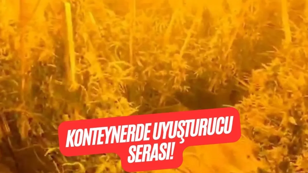 KONTEYNERDE UYUŞTURUCU SERASI!